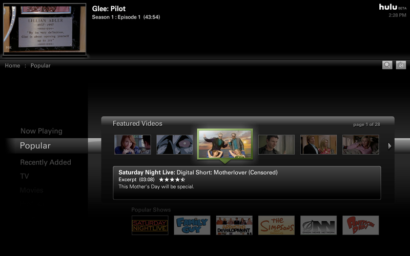 Illustration for article titled Hulu Desktop Is a Peek at the Future of TV